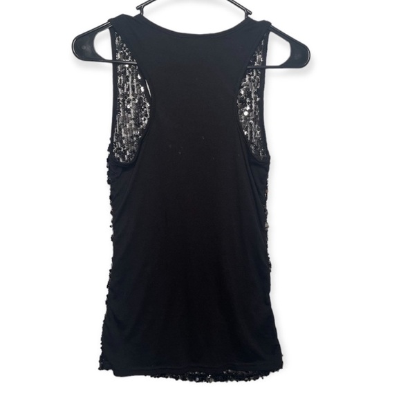 Lipstick Silver‎ & Black Sequined Sleeveless Top​​​ - Picture 3 of 4